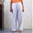 Womens Organic Cotton Sadhana Pyjama - White