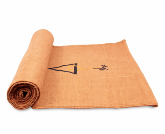 Cotton Rug Yoga Mat - Orange