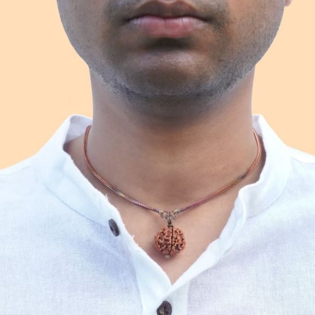 Adiyogi Rudraksha with Copper Chain (5 Faced)