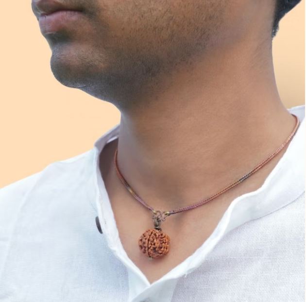 Adiyogi Rudraksha with Copper Chain (5 Faced)