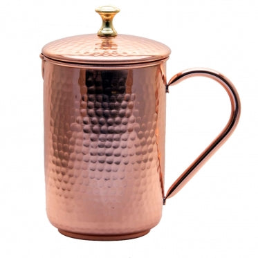 Hammered Copper Water Jug, 1.5 Liters