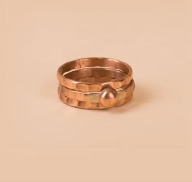 ANSGAR Titanium 8mm Milgrain Wedding Band Ring