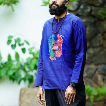 Men Organic Cotton Padam Kurta