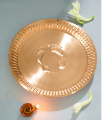 Copper Padam Plate - Small