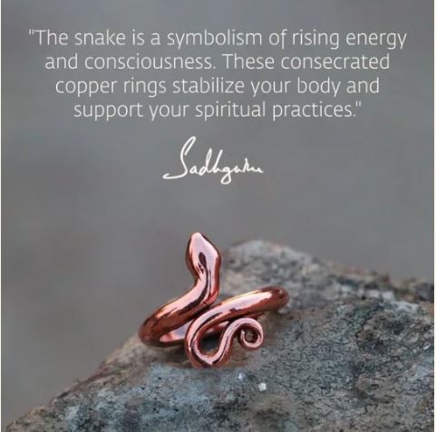 Copper Snake Ring (Consecrated)